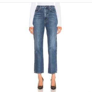 AGOLDE Pinch Waist High Rise Kick Jeans Placebo